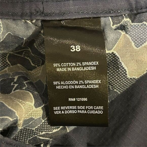 Weatherproof Men's Cargo Shorts Size 38 College Blue Casual Summer - Picture 13 of 13